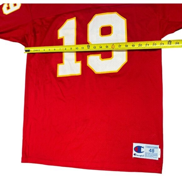 VINTAGE CHAMPION NFL KANSAS CITY CHIEFS FOOTBALL‎ JERSEY LLOYD #19 / SZ 48 |E1 - Picture 5 of 6